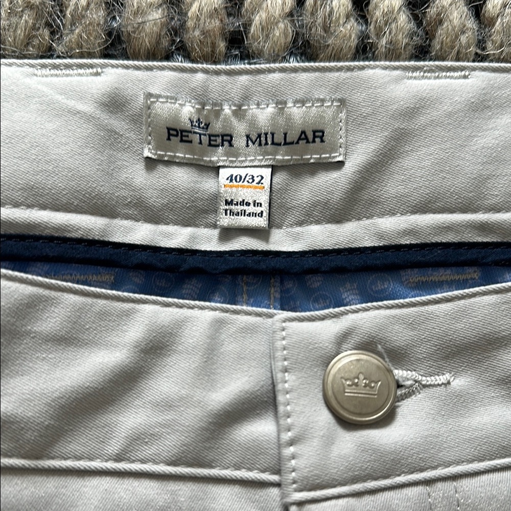 Peter Millar Light Grey Performance Trousers - image 2